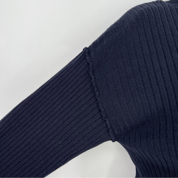 Paper Label ribbed mockneck sweater NWOT - Picture 4 of 6